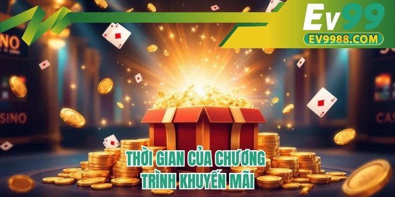 Thời gian của chương trình khuyến mãi